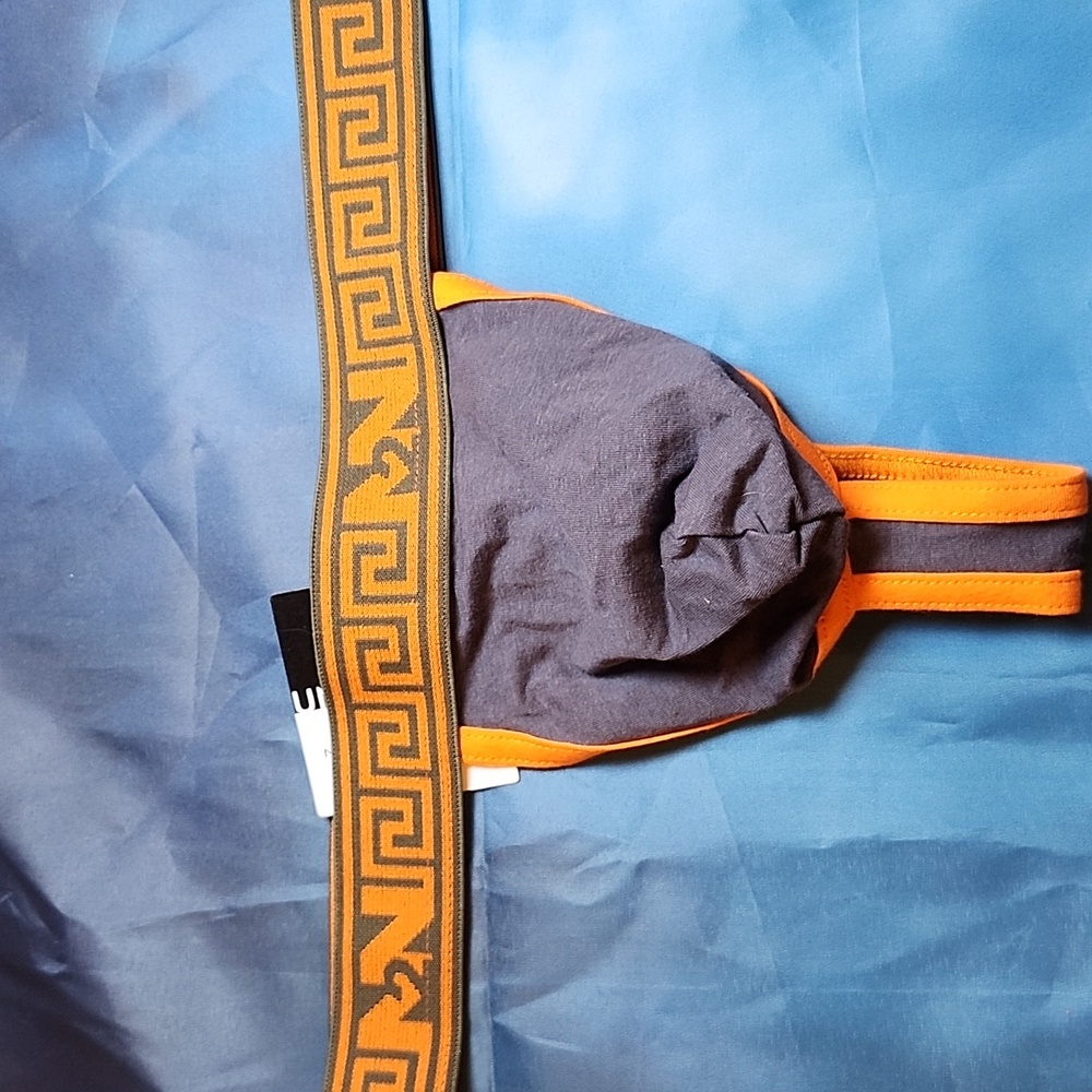 N2N Gladiator Gray and Orange Thong
